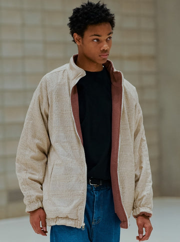 GLEN CHECK REVERSIBLE JACKET